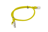 Lanberg PCU5-10CC-0050-Y kabel sieciowy Żółty 0,5 m Cat5e U/UTP (UTP)
