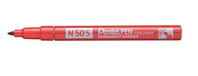 Pentel N50S markeerstift 1 stuk(s) Rood Kogelpunt