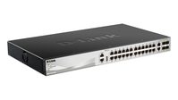 D-Link DGS-3130-30TS Vezérelt L3 Gigabit Ethernet (10/100/1000) Fekete, Szürke