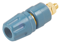 Hirschmann 930103702 wire connector Pole clamp Blue