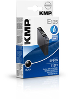 KMP E125 inktcartridge 1 stuk(s) Zwart