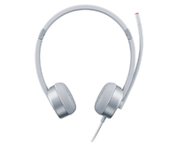 Lenovo 100 Stereo Analogue Headset Auriculares Oficina/Centro de llamadas Plata
