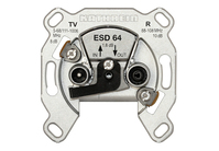 Kathrein ESD 64 contactdoos Zilver