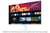 Samsung M70B számítógép monitor 81,3 cm (32") 3840 x 2160 pixelek 4K Ultra HD LCD Fehér