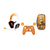 Konix Naruto Orange, Weiß USB Gamepad Analog / Digital Nintendo Switch, Nintendo Switch Lite, PC