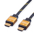 ROLINE 11.04.5561 HDMI kábel 1 M HDMI A-típus (Standard) Fekete, Arany