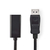 Nedis CCGP37150BK02 video cable adapter 0.2 m HDMI Type A (Standard) DisplayPort Black