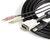 StarTech.com 1,8m 4-in-1 USB DVI KVM Kabel mit Audio und Mikrofon