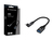 Conceptronic ABBY19B tussenstuk voor kabels USB-C USB-A Zwart