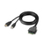 Belkin F1DN1MOD-HC-H06 toetsenbord-video-muis (kvm) kabel Zwart 1,8 m