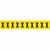 Brady 3430-X self-adhesive label Rectangle Removable Black, Yellow 10 pc(s)