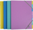 Exacompta 56190E intercalaire de classement Dossier de dessin Polypropylène (PP) Bleu, Rose, Turquoise, Jaune