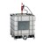 Tankmontierte Ölanlage, für 1000 l IBC-Container, Pneumatischepumpe 3:1, 30l/min, Schlauch 2,0m