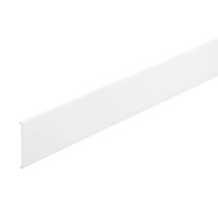 Couvercle pour goulotte d'installation PVC Logix Universel longueur 80mm blanc Artic (48001)