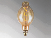 E27 Filament LED Globe Ø16cm Bernstein - 4 Watt, 220 Lumen - Deko Glühlampe