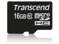 SD microSD Card 16GB Transcend SDHC Class10 (ohne Adapter)