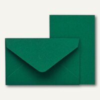 Rössler KLEINE FEINE Karten + Umschläge, 53 x 85 mm, grün