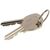 ABUS Messing, Edelstahl Vorhängeschloss mit Schlüssel gleichschließend, Bügel-Ø 6.5mm x 22mm