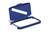 Durable DURABIN 60 Hinged Lid with Slot Cut-Out - Blue