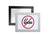 Durable DURAFRAME Self Adhesive Magnetic Signage Frame | 2 Pack | A6 Black