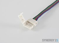 Synergy 21 LED Flex Strip zub. Clickverbinder mit Kabel RGB 1-seitig