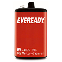 PJ996/4R25 EV - Panasonic 4R25 / 996 Zinc Battery 6V - Pack of 1