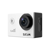 SJCAM Action Camera SJ4000 WiFi, White, 4K, 30m, 12 MP, vízálló tokkal, LCD kijelző 2.0, időzítő funkció, lassítás