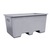 200 Litre GRP Open Top Water Tank with Integrated Forklift Channels - Grey
