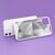NALIA Handyhülle für iPhone 11 Hülle, Reflektierende Diamant Schutzhülle Cover Silber