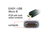 Kabel EASY USB 2.0, Stecker A an Micro Stecker B, schwarz, 0,5m, Delock® [83845]