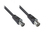 Antennenkabel, Koax/IEC Stecker an Buchse (vernickelt), 2x geschirmt (<70 dB / 75 Ohm), CCS, schwarz
