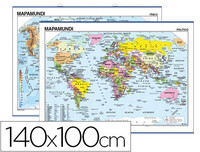 Mapa Mural Mundi Planisferio -140 X 100 Cm