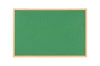 Bi-Office Earth-It Executive Green Felt Noticeboard Oak Wood Frame 1200x900mm