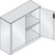 Armario auxiliar para archivadores ACURADO, 2 pisos de archivadores, H x A x P 1000 x 1200 x 400 mm, gris luminoso / gris negruzco.