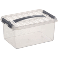Aufbewahrungsbox mit Deckel 6 Liter 200x140x300mm transparent