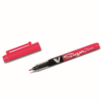 Faserschreiber V Sign Pen 0,6mm Rundspitze rot