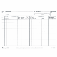 Formularbuch Fahrtenbuch A5 LKW 2x25 Blatt selbstdurchschreibend