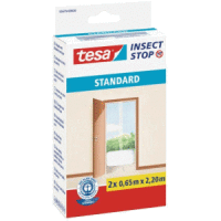 Fliegengitter tesa Insect Stop Standard für Türen 0,65x2,20m 2 Stück weiß