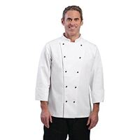 Whites Chicago Unisex Chefs Jacket - Long Sleeve with Tasting Spoon Pocket - L