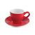 Olympia Cafe Espresso Saucers in Red Made of Stoneware 117(�)mm / 4 2/3"