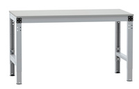 ESD-Arbeitstisch UNIVERSAL Spezial Grundtisch mit Kunststoffplatte, BxTxH = 1250 x 800 x 728-1028 mm | LMK7036.9006