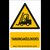 Figyelmeztető jelzések - Targoncaközlekedés - 160x250mm PVC tábla