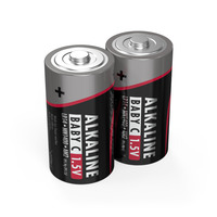 2x ANSMANN Alkaline Batterie Baby C 1,5V – LR14 MN1400 Batterien (2 Stück)