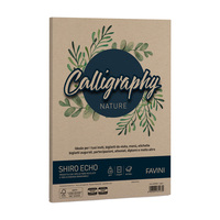 Carta Calligraphy Nature Shiro Eco - A4 - 120 gr - legno - Favini - conf. 50 fogli