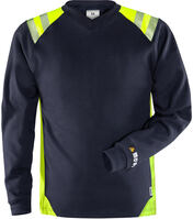Flamestat Langarm-T-Shirt 7360 TFL marine/gelb Gr. L