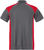 Poloshirt 7047 PHV grau/rot - Rückansicht