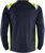 Flamestat Langarm-T-Shirt 7360 TFL marine/gelb - Rückansicht