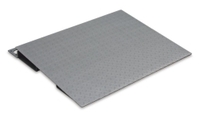 Auffahrrampe BIC-A01 Stahl pulverbeschichtet für Modelle mit Wägeplattengröße 1000 x 1000 x 108 mm