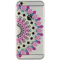 Xccess Thin TPU Case Apple iPhone 6/6S Henna Transparent/Pink