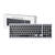 Wireless Membrane Keyboard UGREEN KU005 2.4G+BT (Silver-black)
